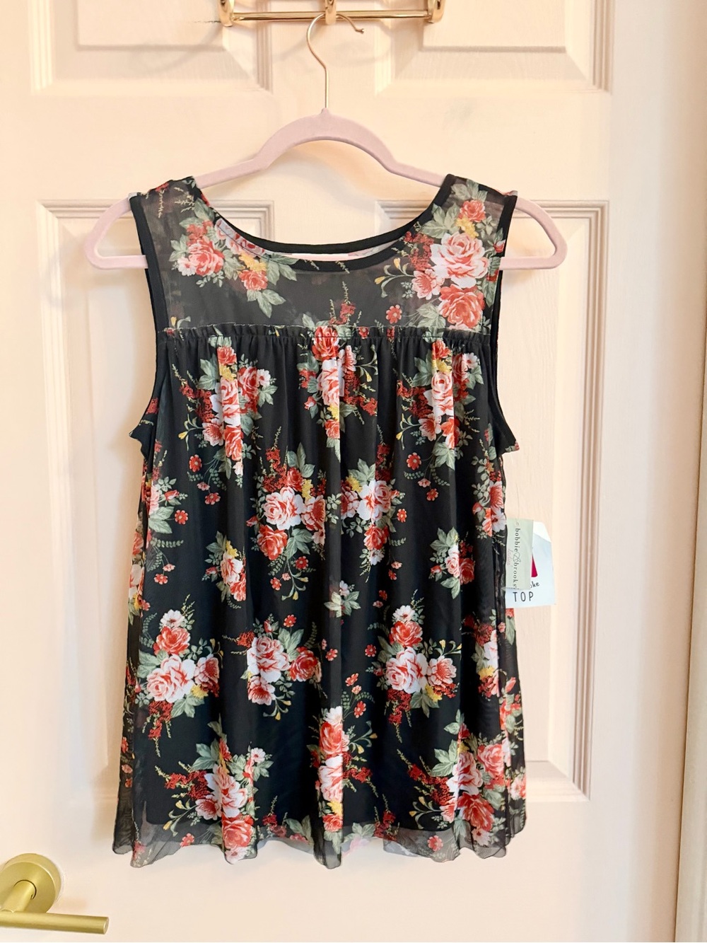 $5 SALE NWT Bobbie Brooke floral tank